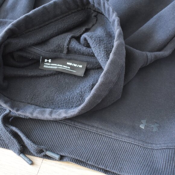 Under Armour Women's Funnel Cowl Neck Relaxed Pullover Sweatshirt - Picture 8 of 10